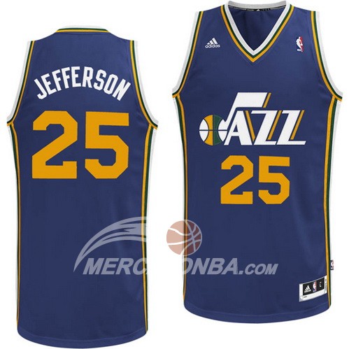 Maglia NBA Jefferson Utah Jazz Azul